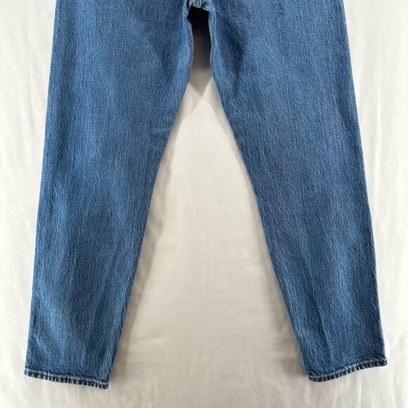 Levi's Jeans Womens Size 27 Button Fly Skinny Ankle Medium Washed Denim Blue - Picture 6 of 11